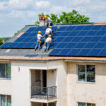 solar panel installation rooftop